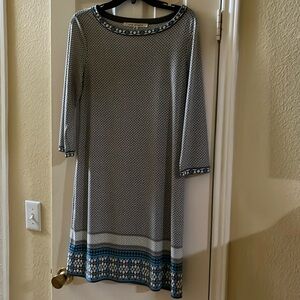 🆕 MAX STUDIO-Midi Dress With 3/4 Sleeves-Medium